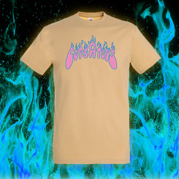 "CRT Pink Flames" Shirt